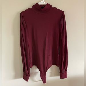 Madewell turtle neck body suit